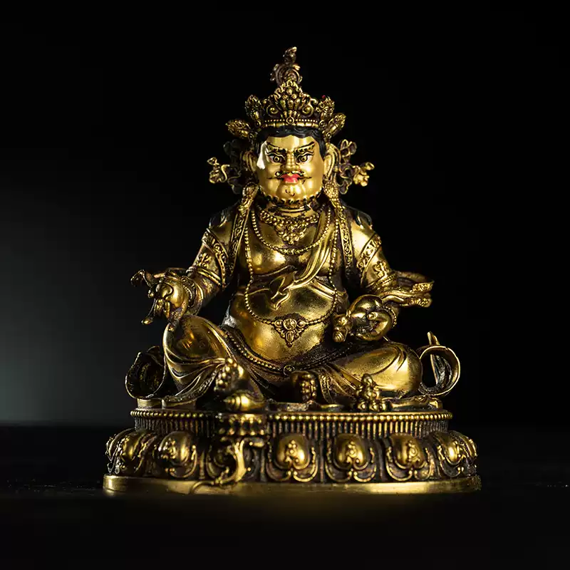 チベット▪黄財神仏像