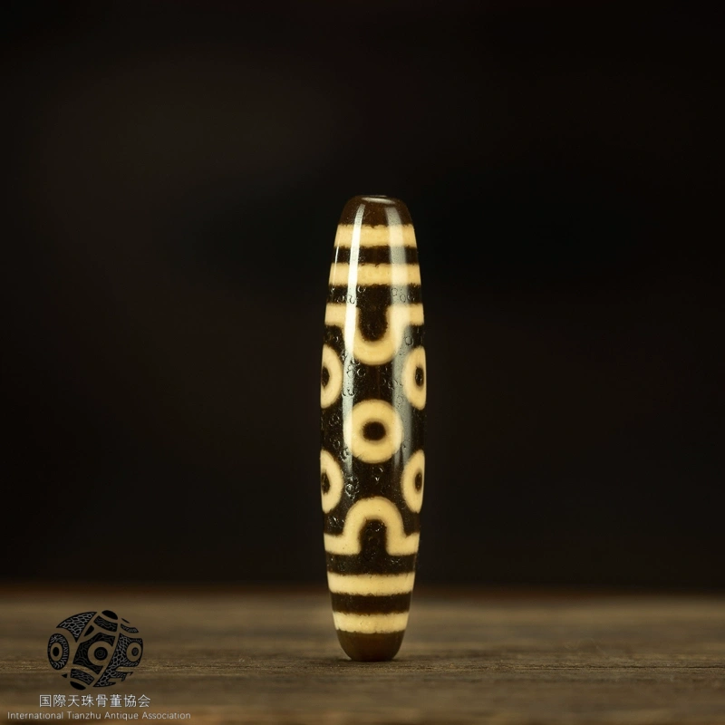 チベット▪大判七目天珠トーテム老天珠