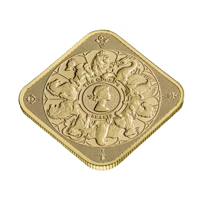 イギリス 女王の神獣シリーズ統合版 9999純金インゴット 5グラム
