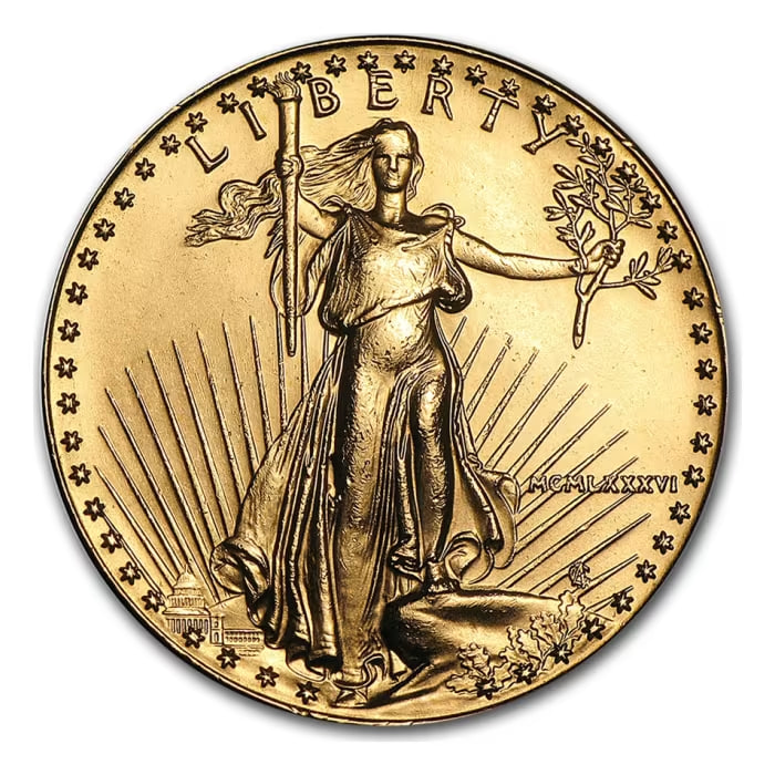 1986年 アメリカ イーグル .9167 金貨 1オンス